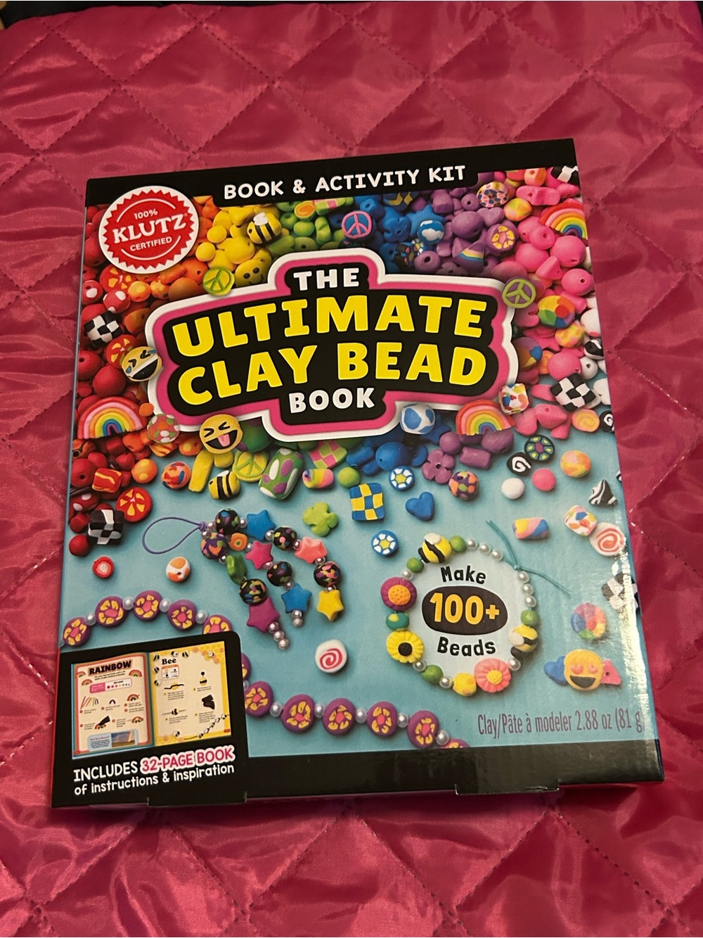 Klutz The Ultimate Clay Bead Book - Bright Multicolor